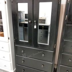 Black Wardrobe Closet 36 Inch!