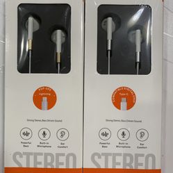 Earphone For iPhone And Samsung With Microphone And Noise Cancelling   