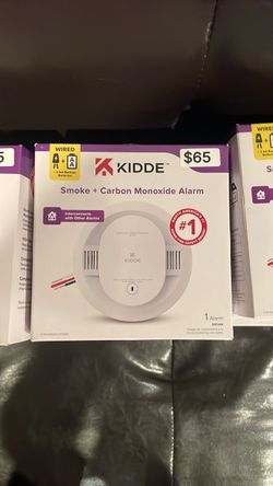 New WIRED + BATTERY kidde smoke + carbon monoxide alarm
