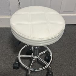 White Rolling Chair