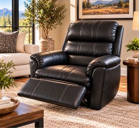 Beautiful leather recliner chair