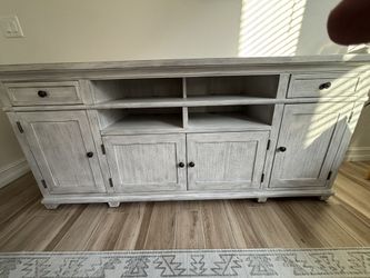 Oyster Bay Solid Wood Long Media Center