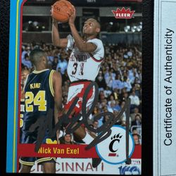 Fleer Basketball Auto