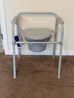 Drive Medical Folding Steel Commode