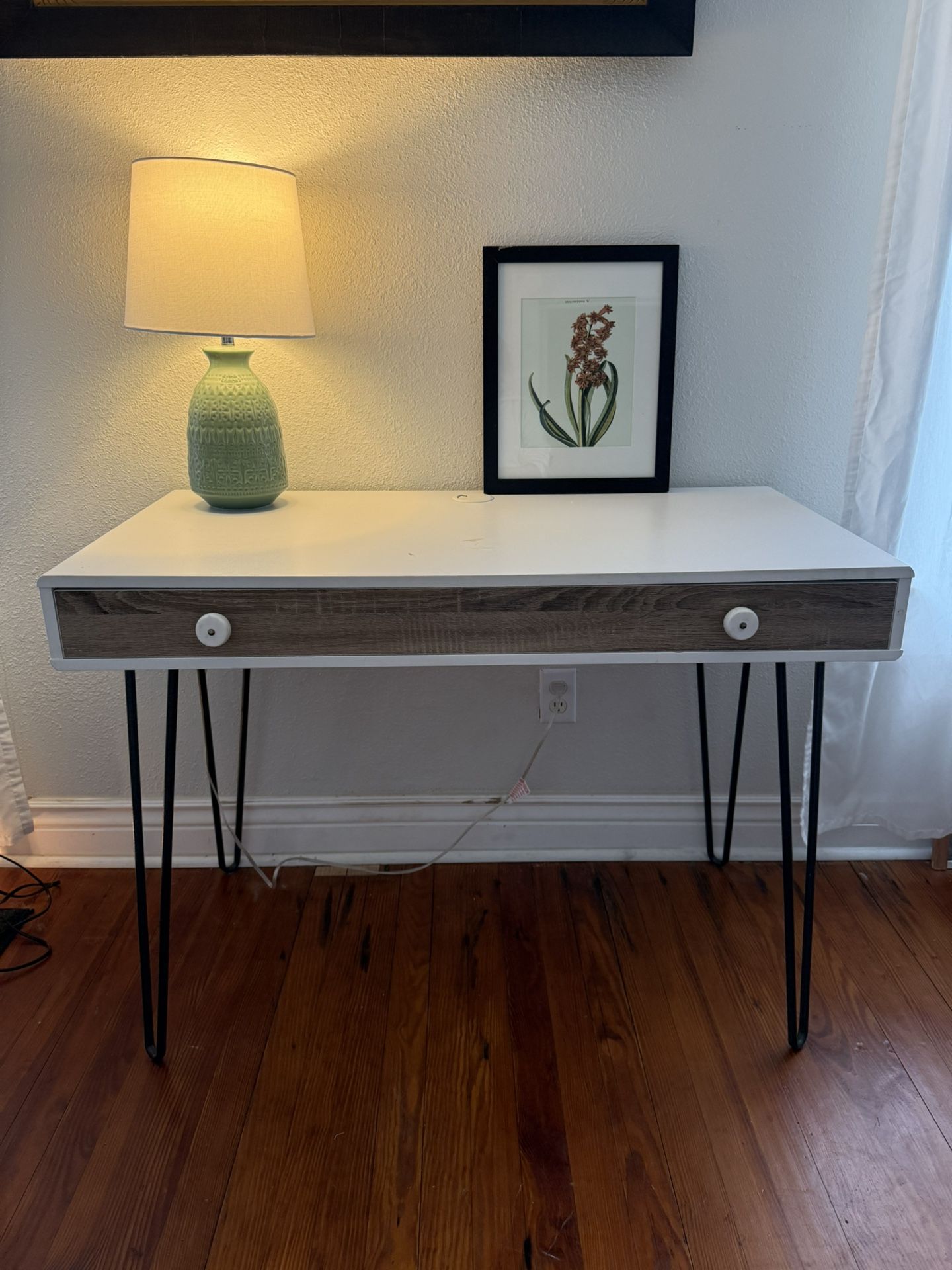 MCM Style Desk With Drawer