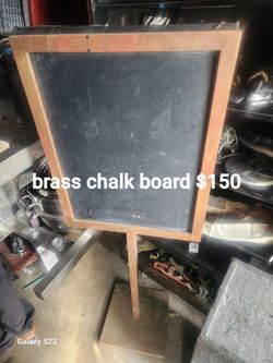 Brass Chalkboard