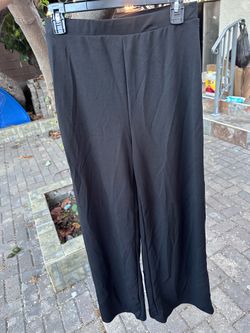 Black Dressed-Up Wide Leg Pants Size L