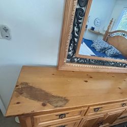 Double Dresser With Mirror 