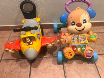 Walker and Toy airplane