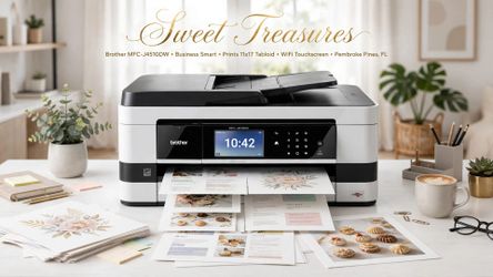 Brother MFC-J4510DW Business Smart – All-in-One Inkjet – WiFi – Prints 11x17 Tabloid – Touchscreen