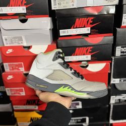 Jordan Green Bean 5s size 9.5  USED But Clean