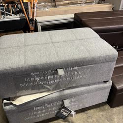 Folding ottoman sleeper bed with mattress  - Convertible guest bed