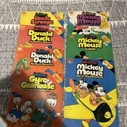 Vintage Walt Disney Dynabrite Comics 