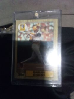 Topps 320 Barry Bonds Rookie card