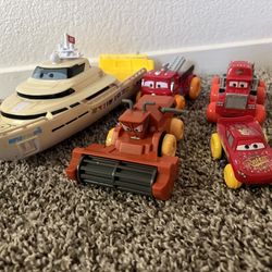 Disney car bath toys