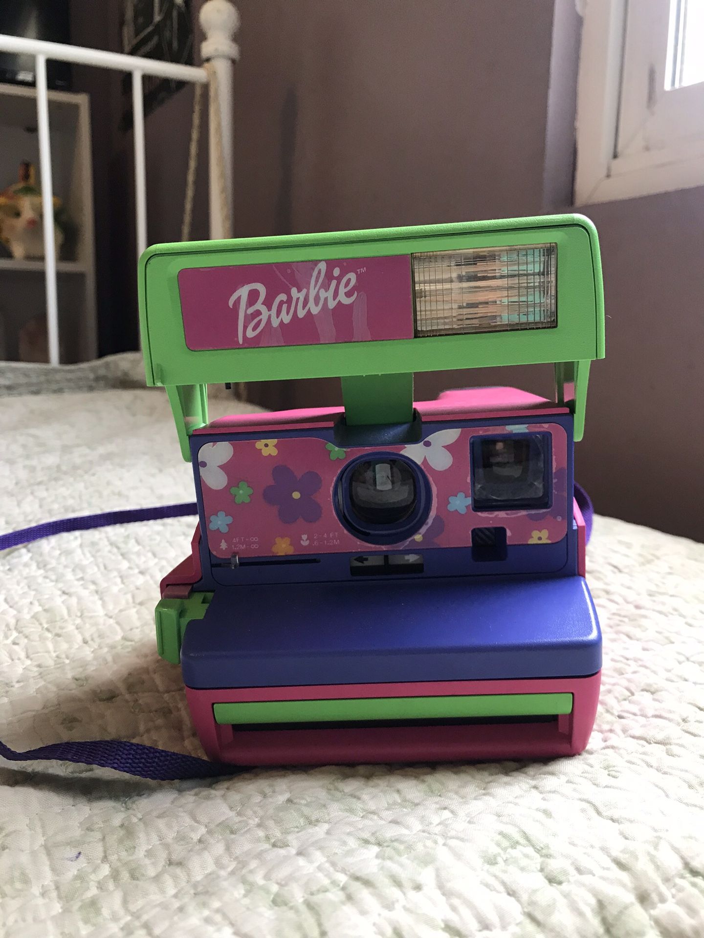 Vintage Barbie Polaroid Camera