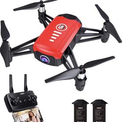 SANROCK H818 Drones for Kids, Mini Quadcopter with 720P HD Real-time Camera, Support Altitude Hold, Route Mode, Gesture Control, Headless Mode, One Ke