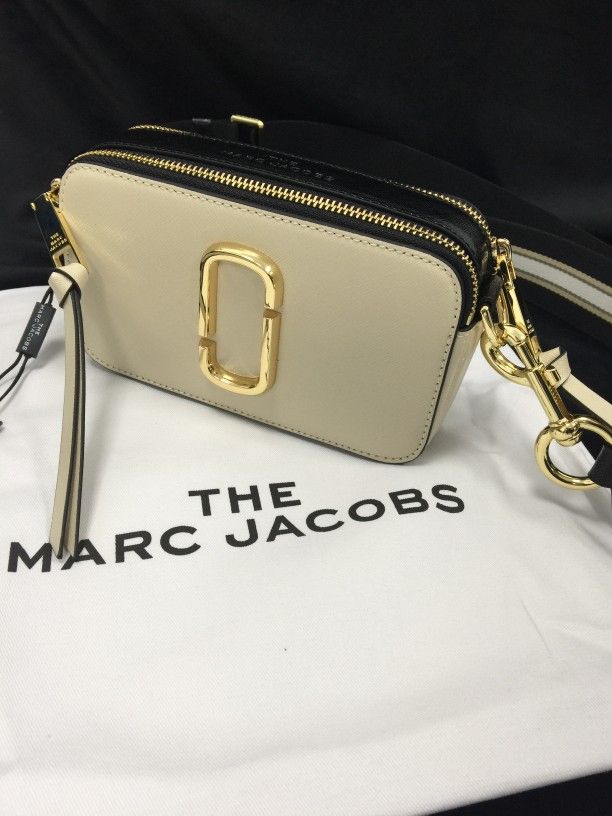 Marc Jacobs The Snapshot Crossbody Bag Cloud White Multi
