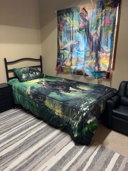 Twin metal bed frame