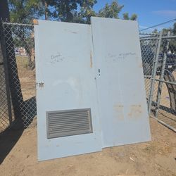 2 steel Doors