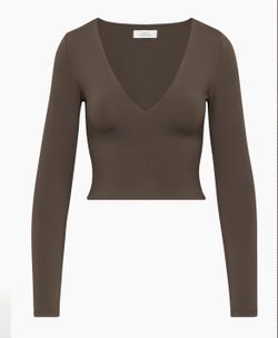 Babaton Count our V-Neck Long Sleeve