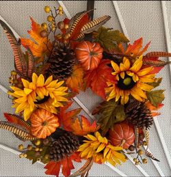 24” Fall wreath