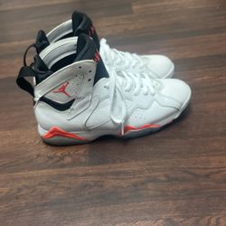 Air Jordan 7 Retro White Infrared Men's Size 8