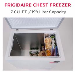 NEW - Deep Freezer 7 cubic feet
