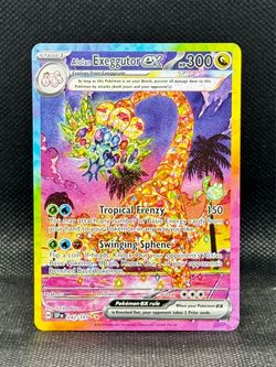 Pokemon - Alolan Exegutor ex - 242/191