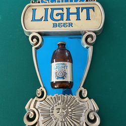 Schlitz Light Beer Sign