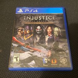 PS4 Injustice Game