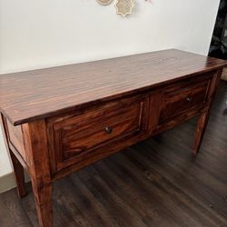 Pottery burn console table