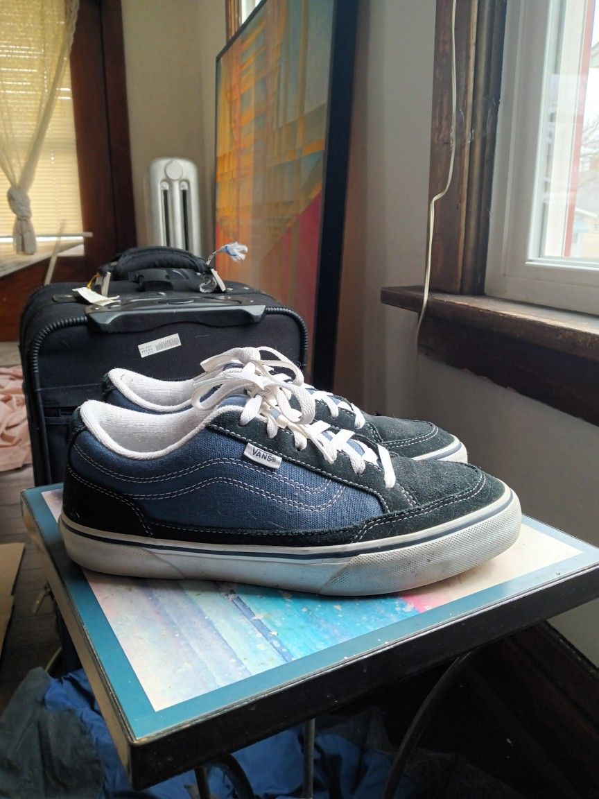 Vans Barely used suede leather and canvas skatebmx Shoes *10 Women's 