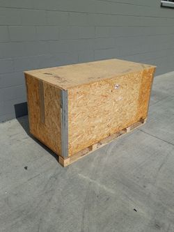 Large Wooden Shipping Crate