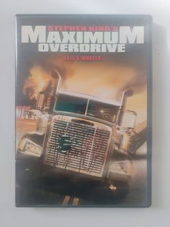 Maximum Overdrive. DVD.
