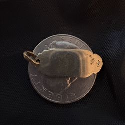 14k pendant solid gold