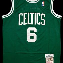 Bill Russell Celtics nba jerseys