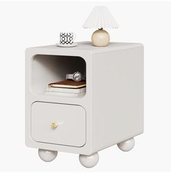 nightstand, narrow solid wood nightstand with drawers