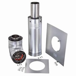 Rheem
ProTech Stainless Steel 3 in. x 5 in. Horizontal Vent-Straight Termination Vent Kit