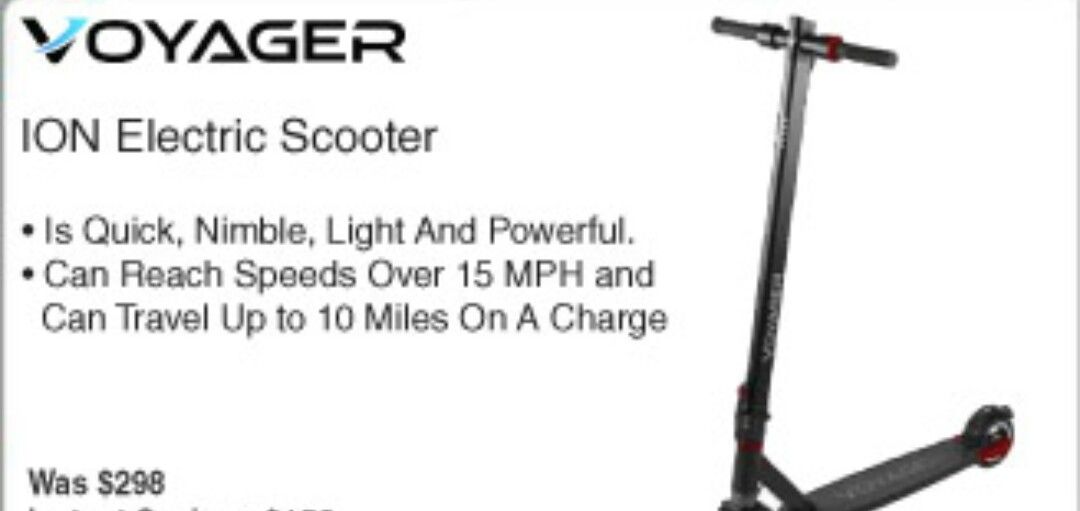 "Voyager" Ion Electric Scooter...