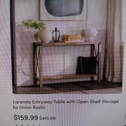 ENTRY DOOR TABLE CONSOLE $75