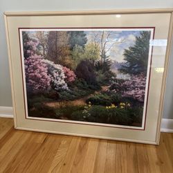 Floral Landscape Art Print