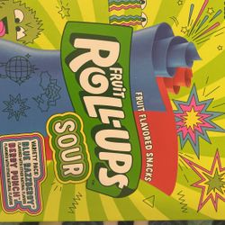 Fruit Flavored Snacks- Fruit Roll-Ups Sour