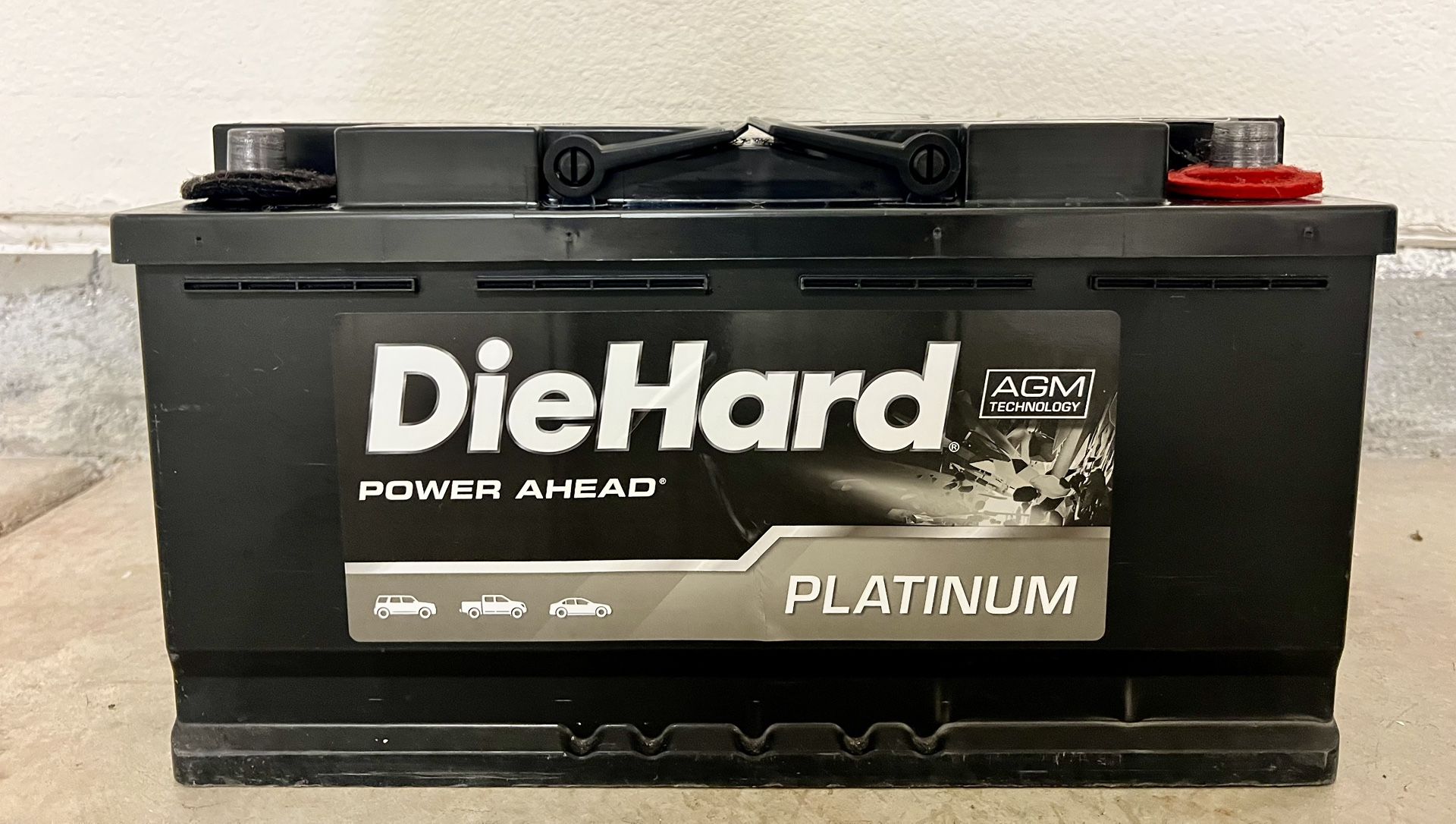 DieHard Platinum AGM H8 / Group 49 Battery – 900 CCA – Like New