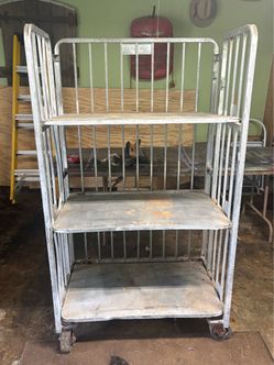 Metal shelf