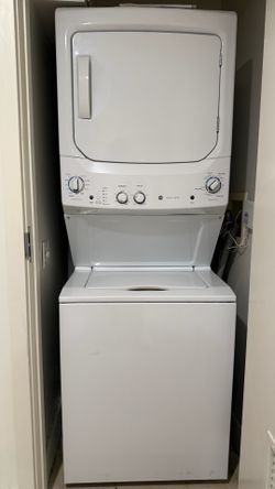 GE Washer/Dryer Standing Combo model(white)