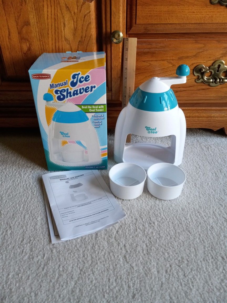 Back To Basics Manual Ice Shaver/Snowcone Maker
