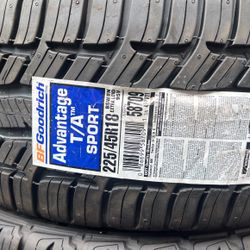 225/45/18 Bfgoodrich Advantage Sport 