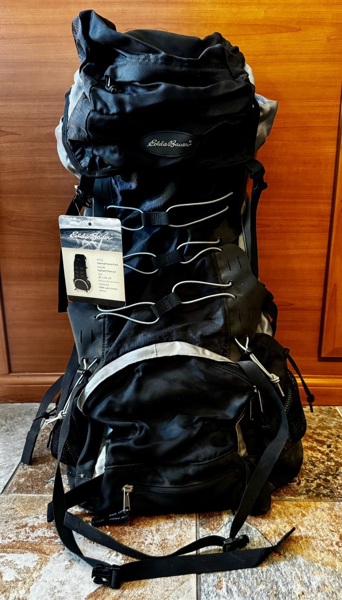 Eddie Bauer Hiking/Camping Backpack - NEW - Large (66L)