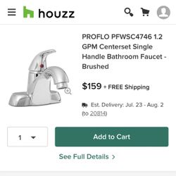 Proflo Bathroom Fossett